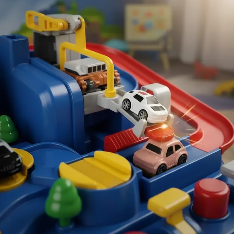 Juguete Pista De Autos Car Crash Adventure Didáctico Niños 3