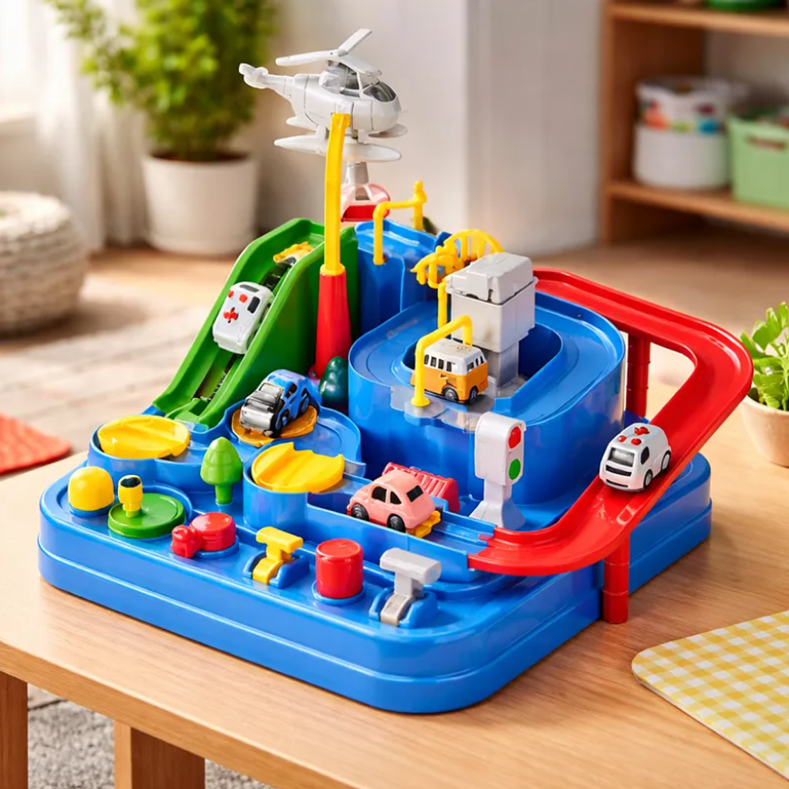 Juguete Pista De Autos Car Crash Adventure Didáctico Niños 1