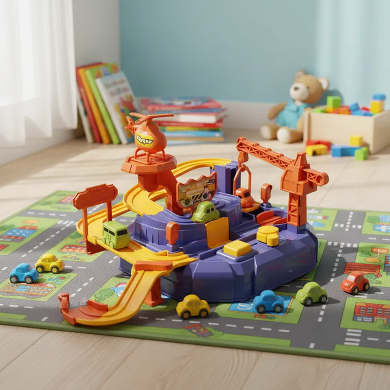 Pista De Autos Didáctica Urban Adventure Juego Puzzle Para Niños 1