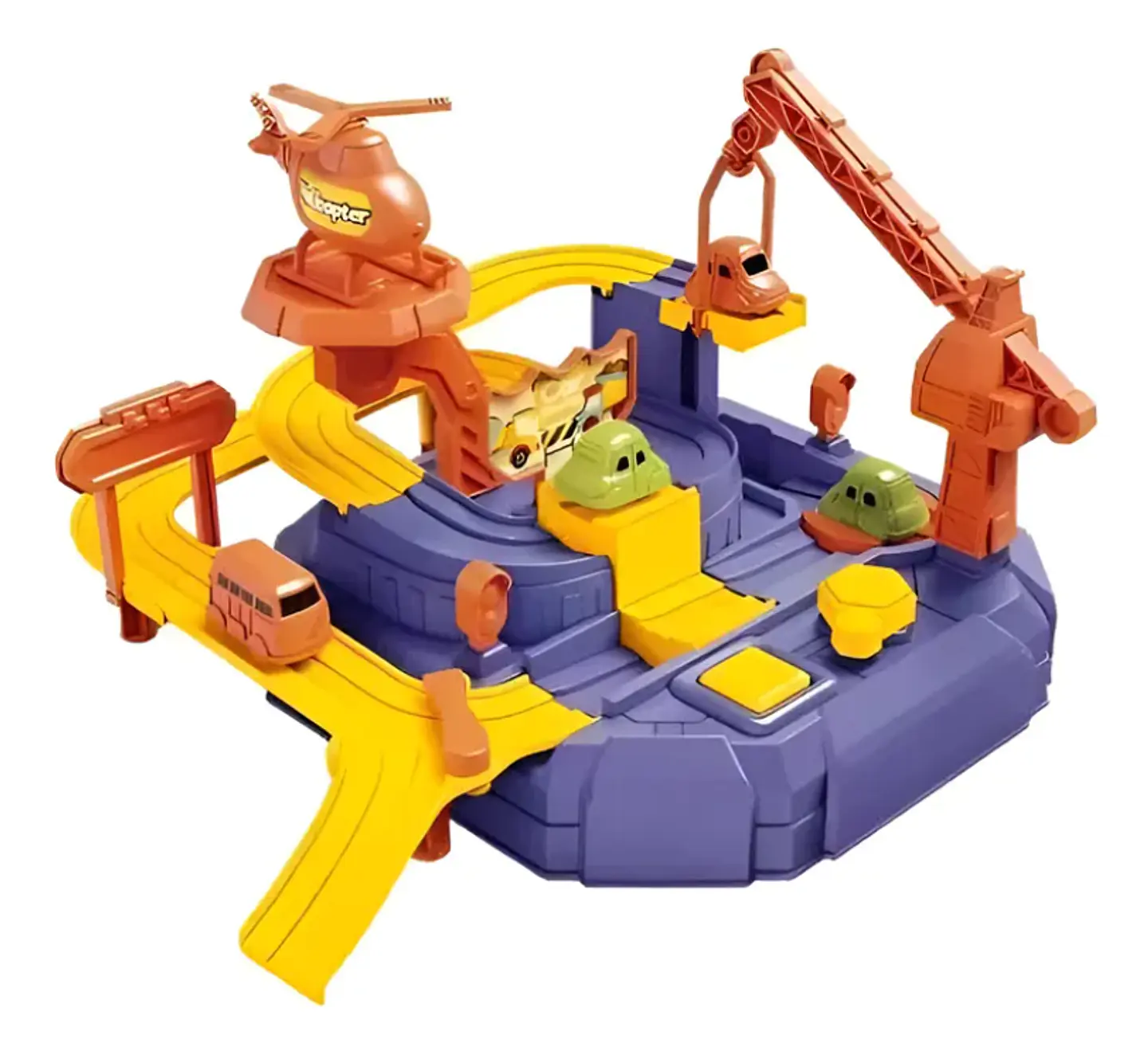 Pista De Autos Didáctica Urban Adventure Juego Puzzle Para Niños 4