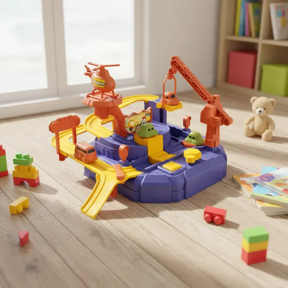 Pista De Autos Didáctica Urban Adventure Juego Puzzle Para Niños 5
