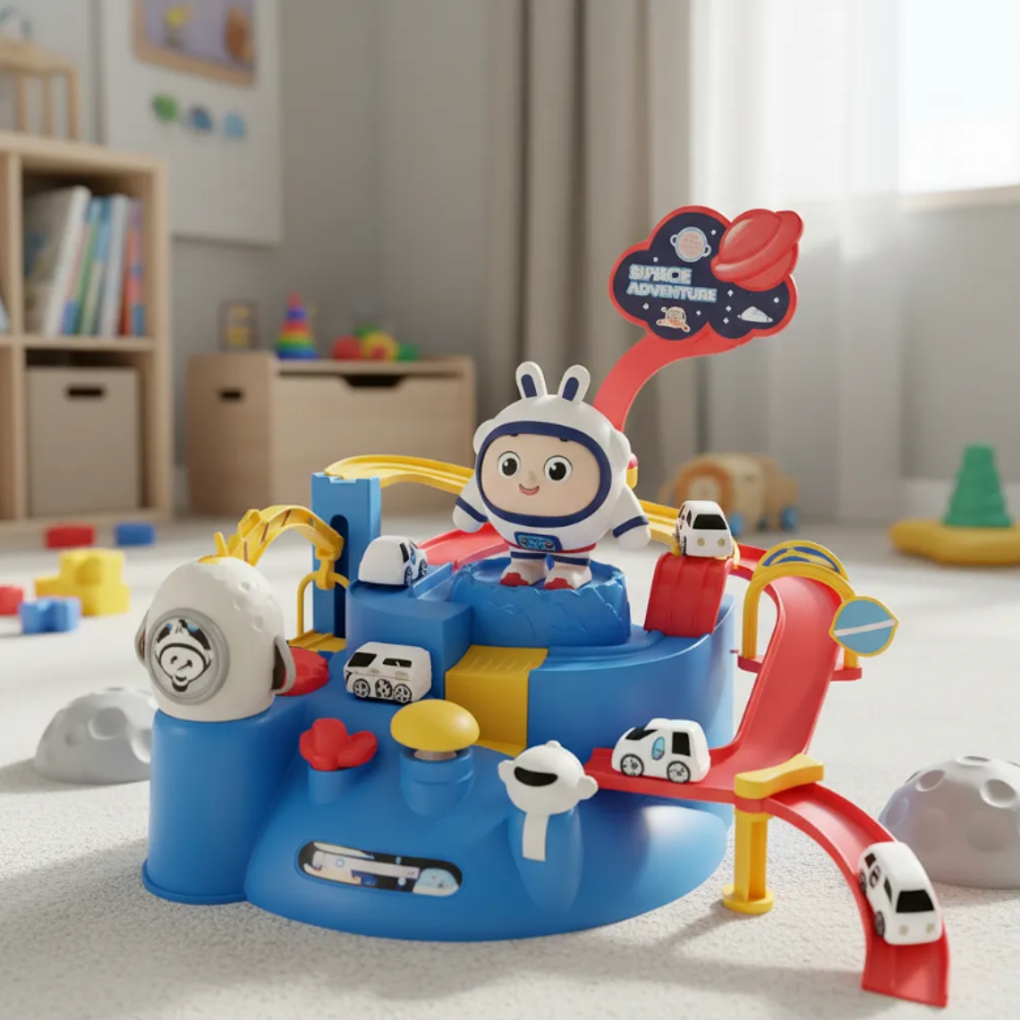 Juguete De Aventura En Pista Espacial 23,5 X 19,5 X 15,5 Cm 3