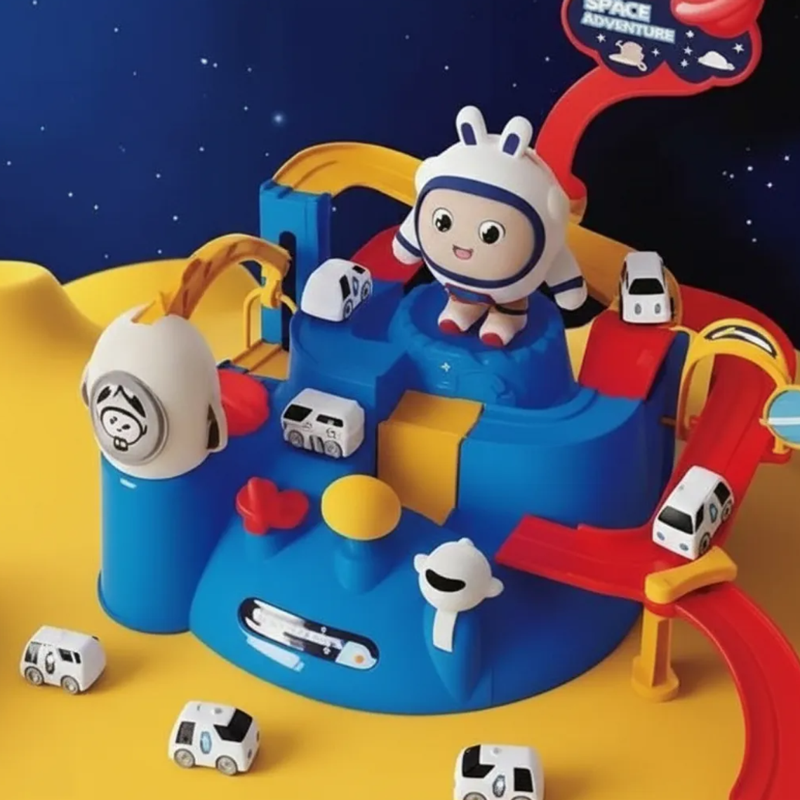 Juguete De Aventura En Pista Espacial 23,5 X 19,5 X 15,5 Cm 5