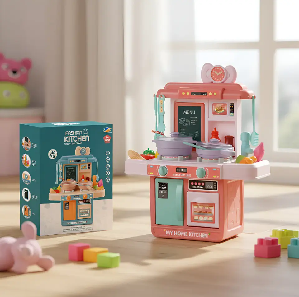 Kit Completo De Accesorios De Cocina Para Niñas 4