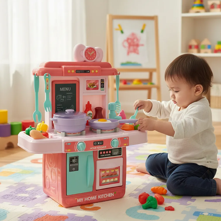 Kit Completo De Accesorios De Cocina Para Niñas 3