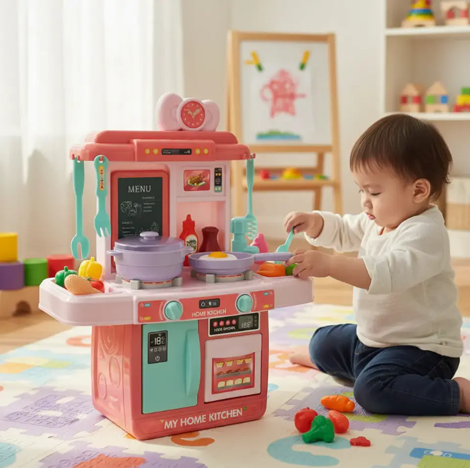 Kit Completo De Accesorios De Cocina Para Niñas 3