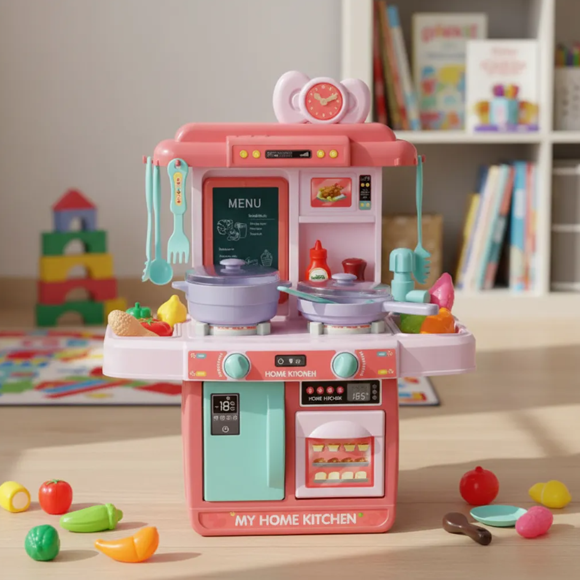 Kit Completo De Accesorios De Cocina Para Niñas 1