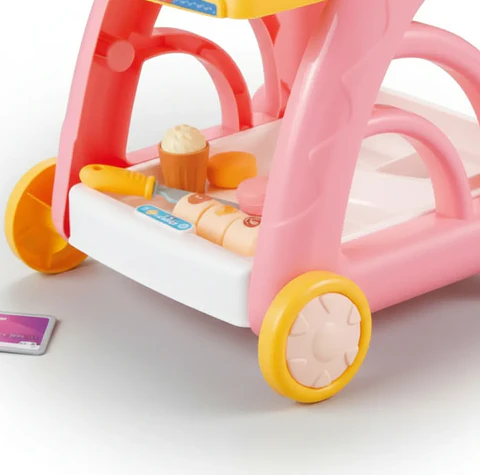 Juguete Cocina Carrito De Helados Rosa