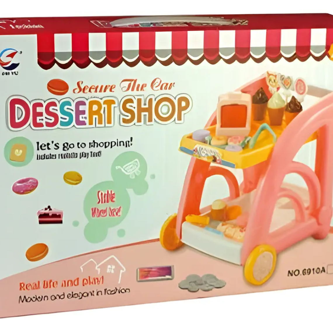 Juguete Cocina Carrito De Helados Rosa 5