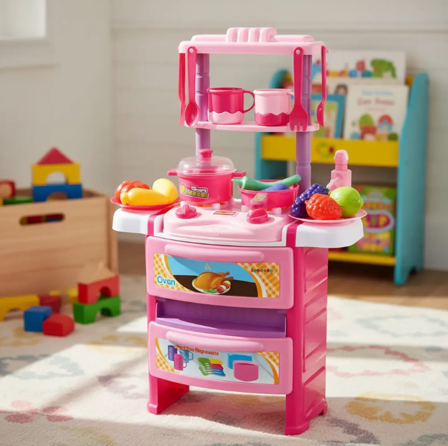  Mini Cocina Infantil Completa Con Accesorios  4
