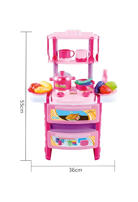  Mini Cocina Infantil Completa Con Accesorios 