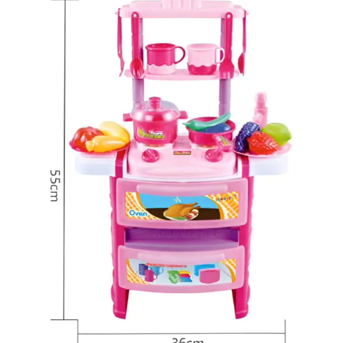  Mini Cocina Infantil Completa Con Accesorios  2