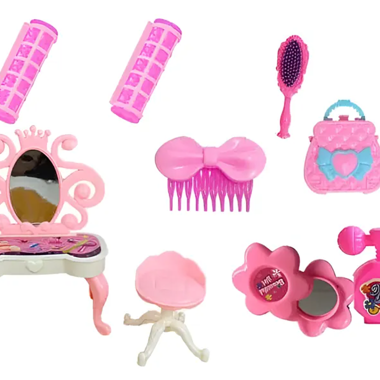 Set De Belleza Juguete Para Niña Con Secador Y Accesorios 5