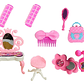Set De Belleza Juguete Para Niña Con Secador Y Accesorios - Miniatura 5
