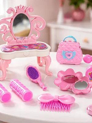 Set De Belleza Juguete Para Niña Con Secador Y Accesorios