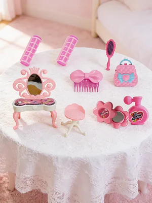 Set De Belleza Juguete Para Niña Con Secador Y Accesorios