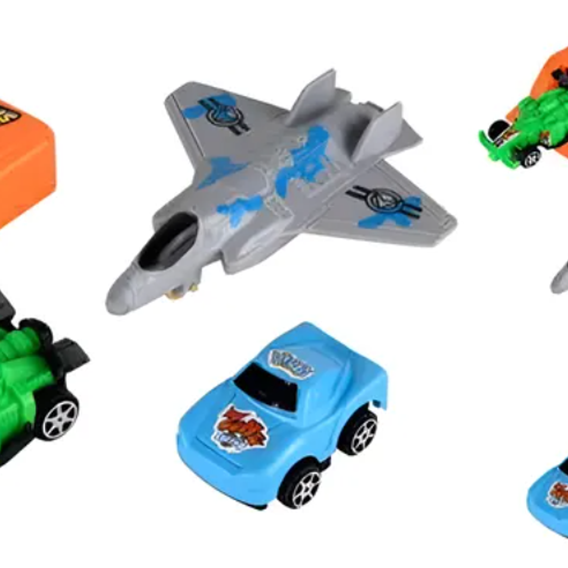 Set Juguete Lanzador De Autos Y Avión De Carreras  2