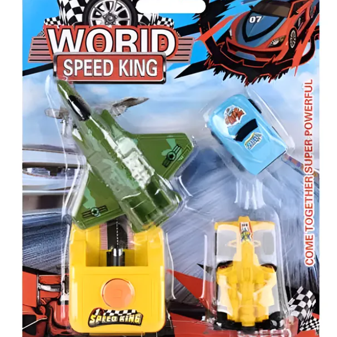 Set Juguete Lanzador De Autos Y Avión De Carreras  3