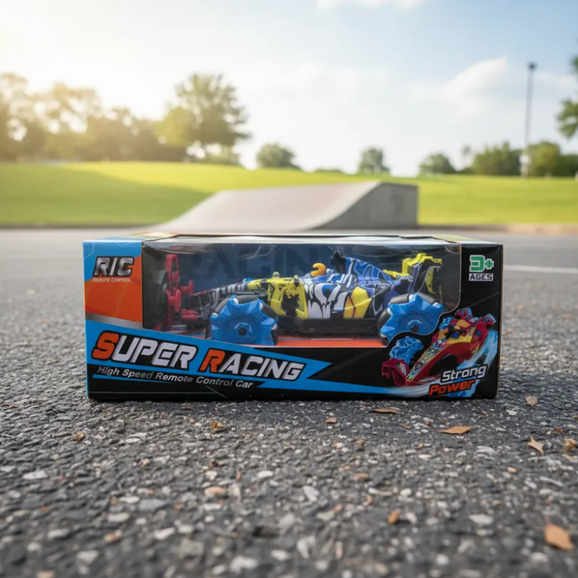 Auto A Control Remoto Stunt Drift 360° Recargable Con Luces 2