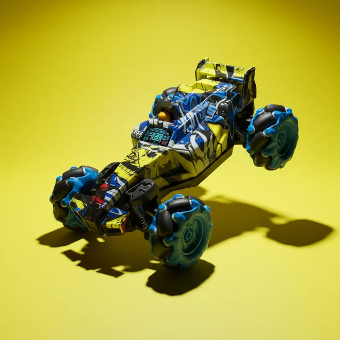 Auto A Control Remoto Stunt Drift 360° Recargable Con Luces 7