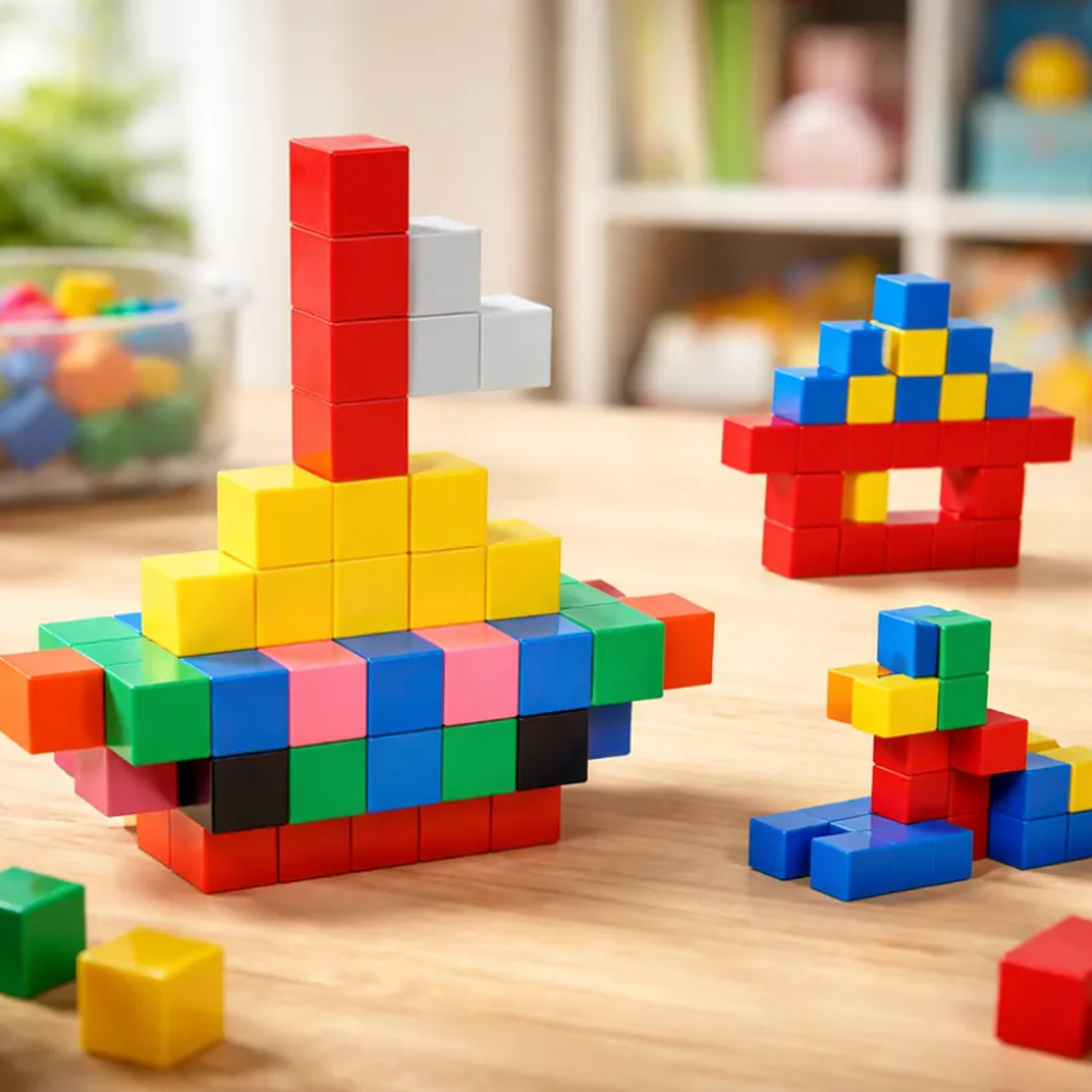 Bloques Magnéticos De Construcción 64 Piezas Juego Didáctico 5