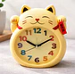 Reloj Despertador Gato De La Suerte Maneki-neko Decorativo - Miniatura 1