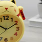 Reloj Despertador Gato De La Suerte Maneki-neko Decorativo - Miniatura 4