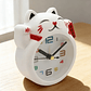 Reloj Despertador Gato De La Suerte Maneki-neko Decorativo - Miniatura 6
