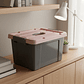 Caja Organizadora Plástica Con Tapa 15 Litros 38x22x28cm - Miniatura 2