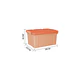 Caja Organizadora Plástica Con Tapa 15 Litros 38x22x28cm - Miniatura 3