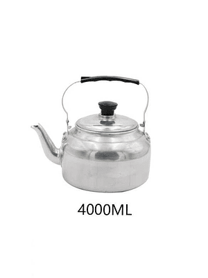 Tetera de Aluminio 4 Litros Clásica Grande para Cocina