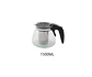 Tetera de vidrio con infusor acero inoxidable 1500ml - Miniatura 3