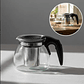 Tetera de vidrio con infusor acero inoxidable 1500ml - Miniatura 2