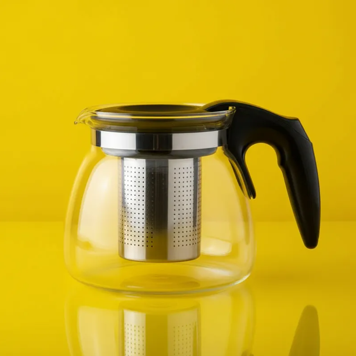 Tetera de vidrio con infusor acero inoxidable 1500ml 7