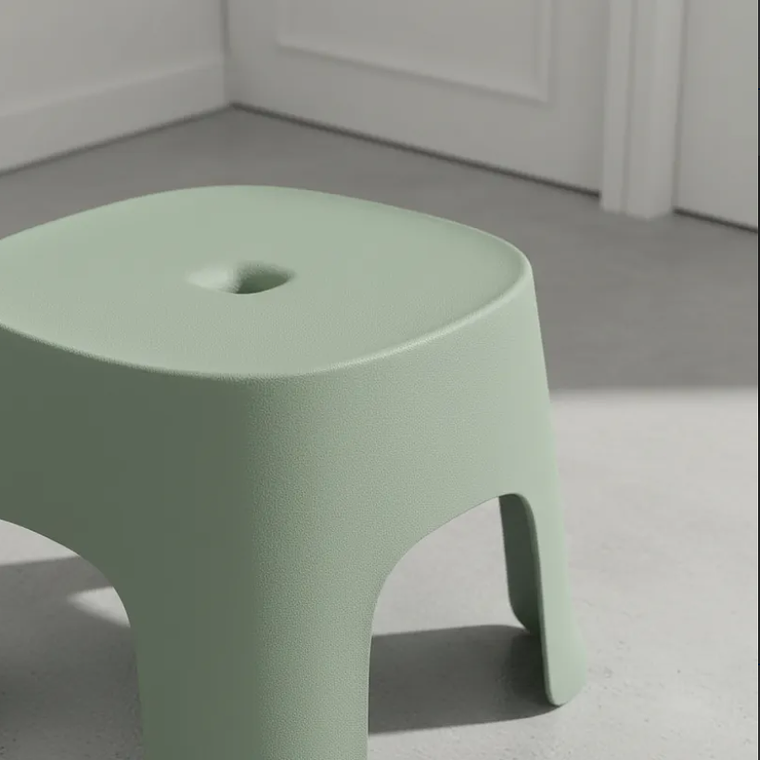 Taburete Plástico Bajo Multiuso Para Niños  2