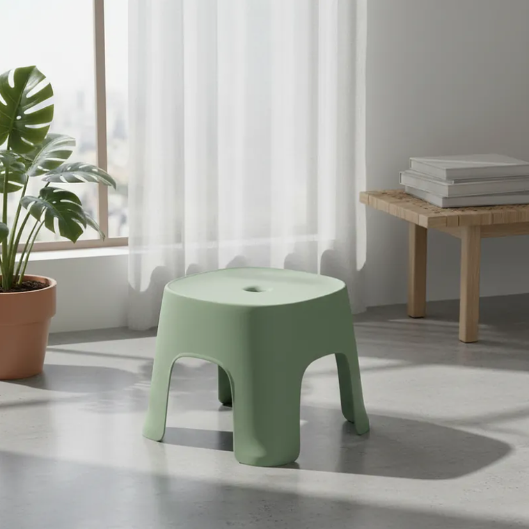 Taburete Plástico Bajo Multiuso Para Niños  6