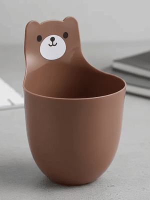 Organizador De Oso De Escritorio De Plastico 3psc