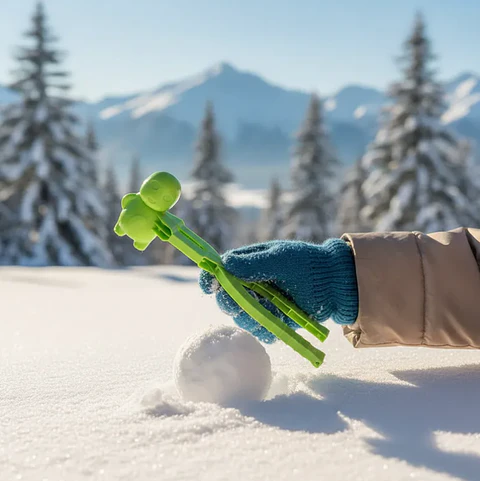 Pinza Para Hacer Bolas De Nieve Juguete Molde Mono Nieve 38cm