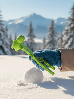 Pinza Para Hacer Bolas De Nieve Juguete Molde Mono Nieve 38cm