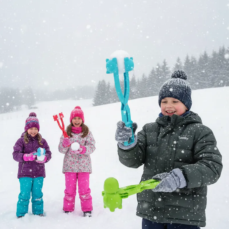 Pinza Para Hacer Bolas De Nieve Juguete Molde Mono Nieve 38cm 5