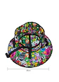 Trineo Inflable Para Nieve 80cm Con Asiento Y Manillas - Miniatura 3