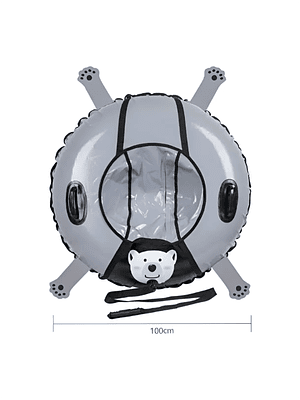 Trineo Inflable Deslizador De Nieve Diseño 100cm 