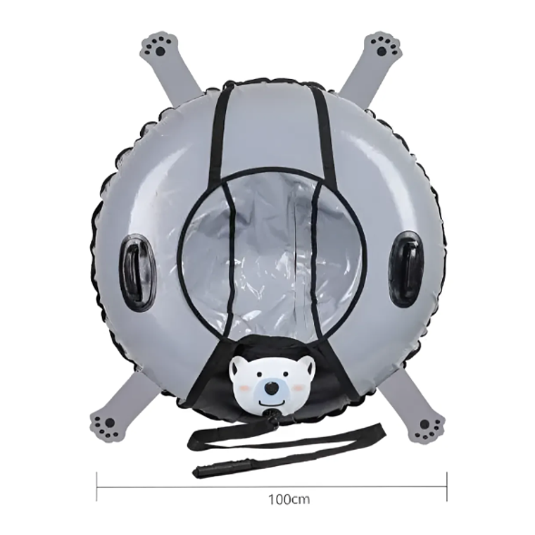 Trineo Inflable Deslizador De Nieve Diseño 100cm  2