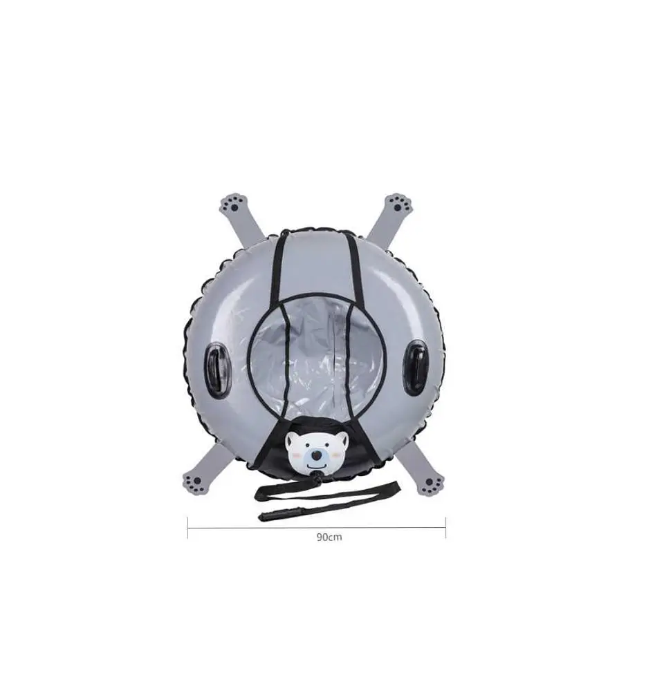 Trineo inflable  90cm con asas para nieve 2