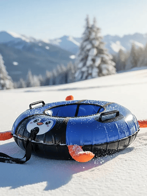 Trineo inflable  90cm con asas para nieve