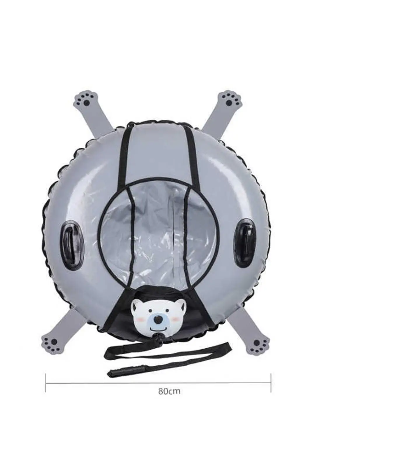 Trineo Inflable Nieve  80cm Con Asas 3