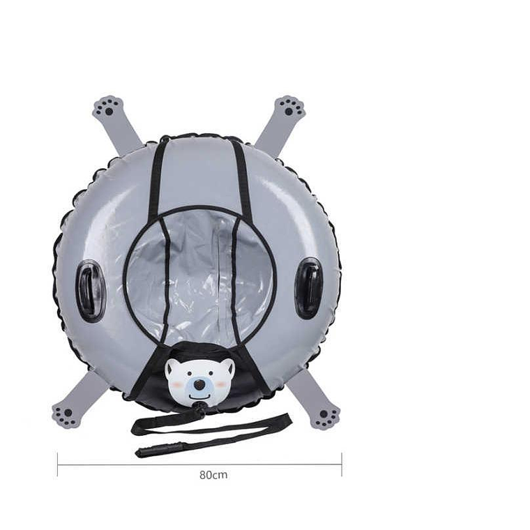 Trineo Inflable Nieve  80cm Con Asas 3