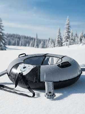 Trineo Inflable Nieve  80cm Con Asas