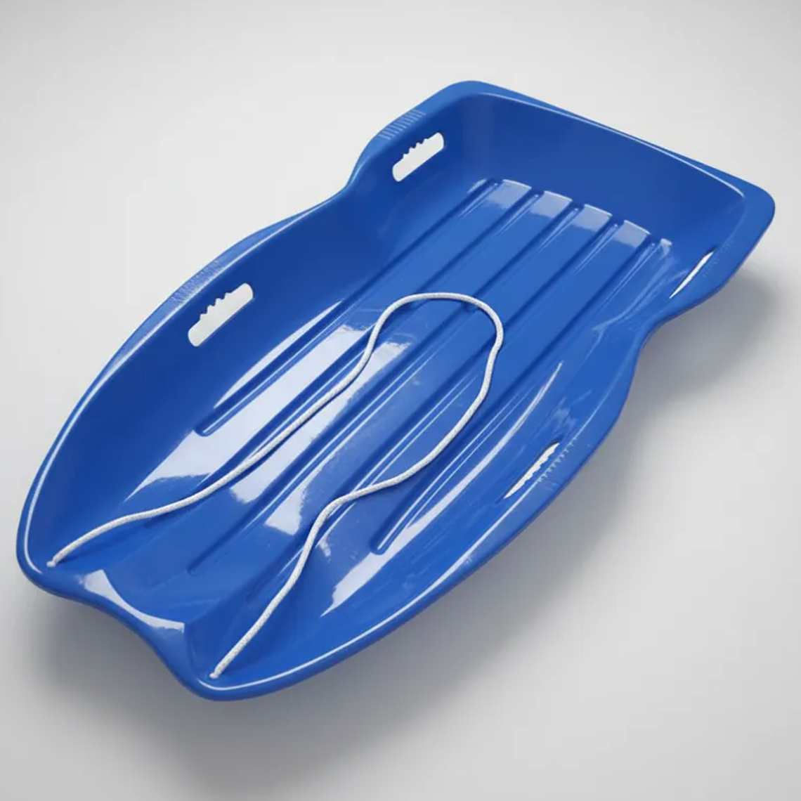 Trineo Plástico Deslizador Para Nieve 120cm Con Manillas 3