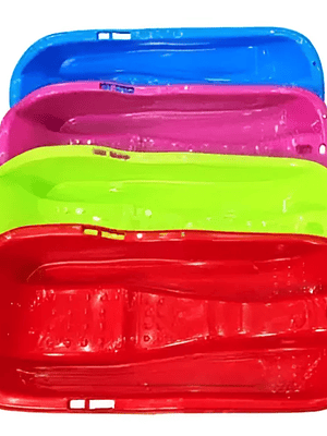 Trineo Plástico Para Nieve Deslizador 100cm Varios Colores